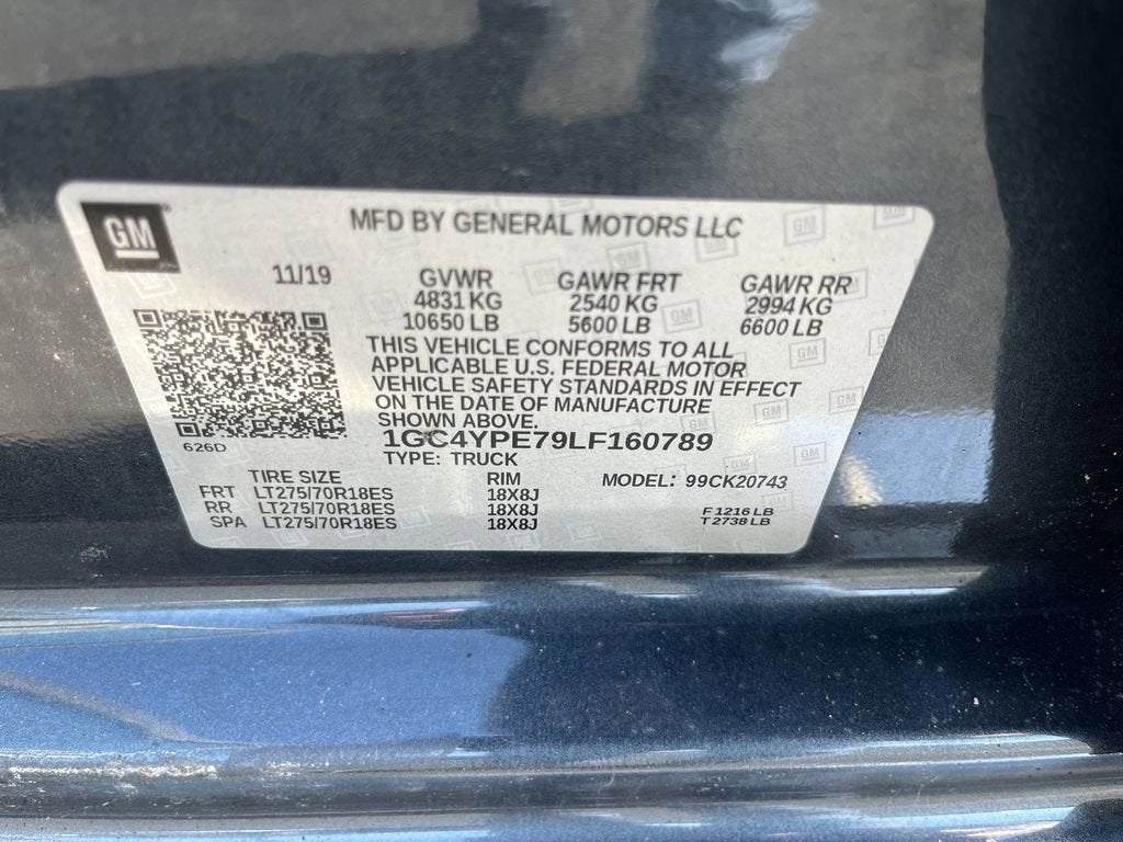 2020 Chevrolet Silverado 2500 HD LTZ