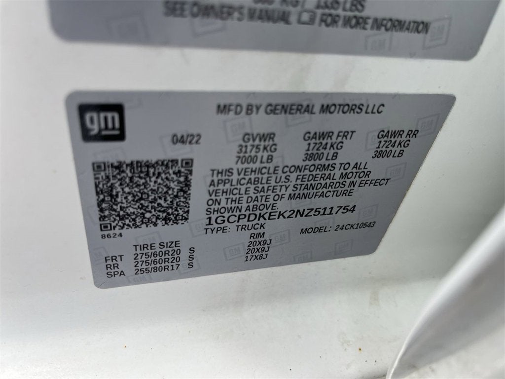 2022 Chevrolet Silverado 1500 LT (2FL)