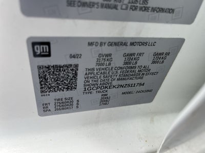 2022 Chevrolet Silverado 1500 LT (2FL)