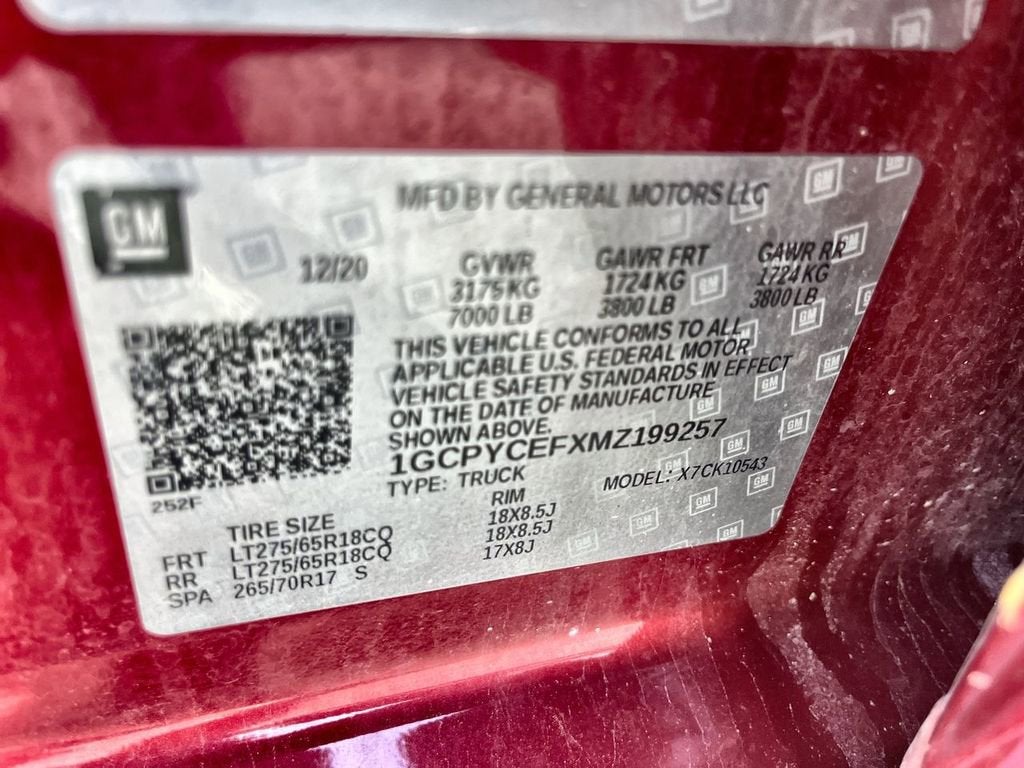 2021 Chevrolet Silverado 1500 Custom Trail Boss