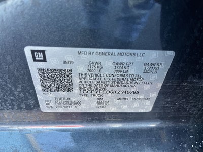 2019 Chevrolet Silverado 1500 LT Trail Boss