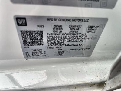 2022 Chevrolet Silverado 1500 LTD LT (2FL)