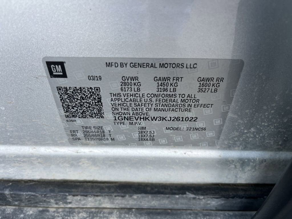 2019 Chevrolet Traverse LT Leather