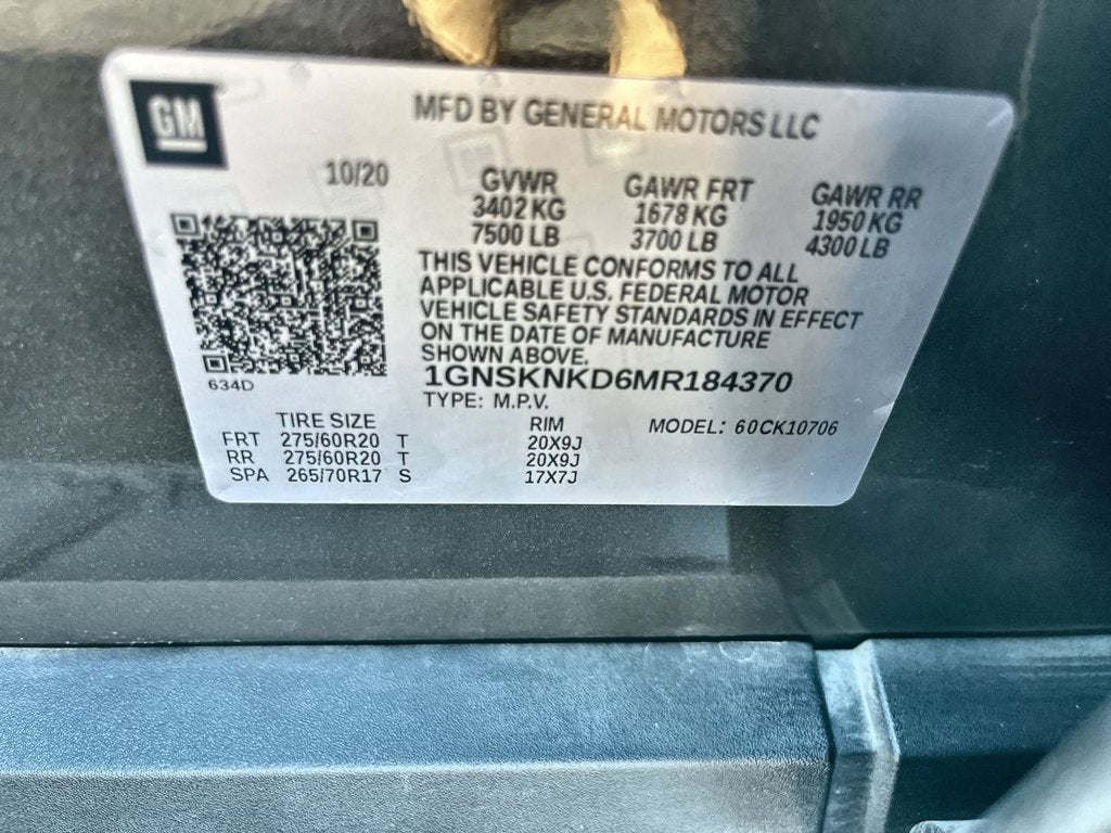 2021 Chevrolet Tahoe LT