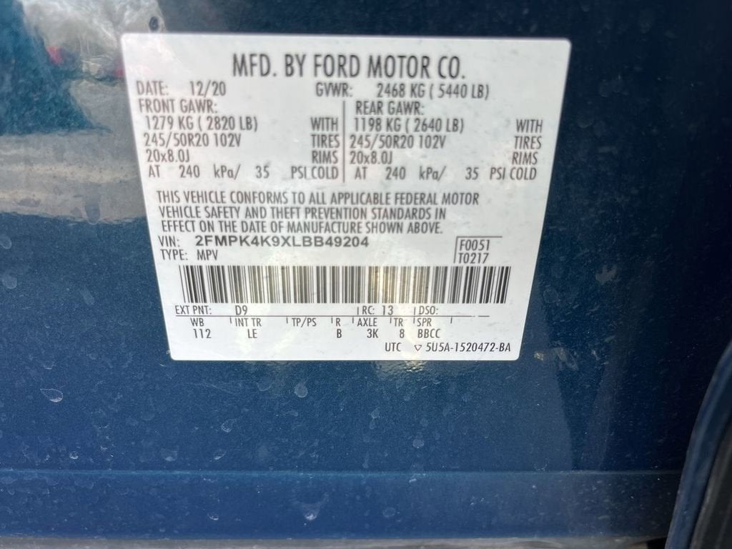 2020 Ford Edge Titanium