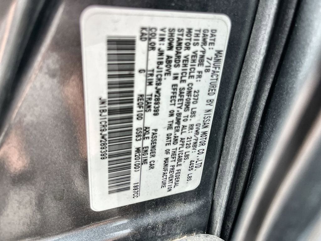 2018 Nissan Rogue Sport SV