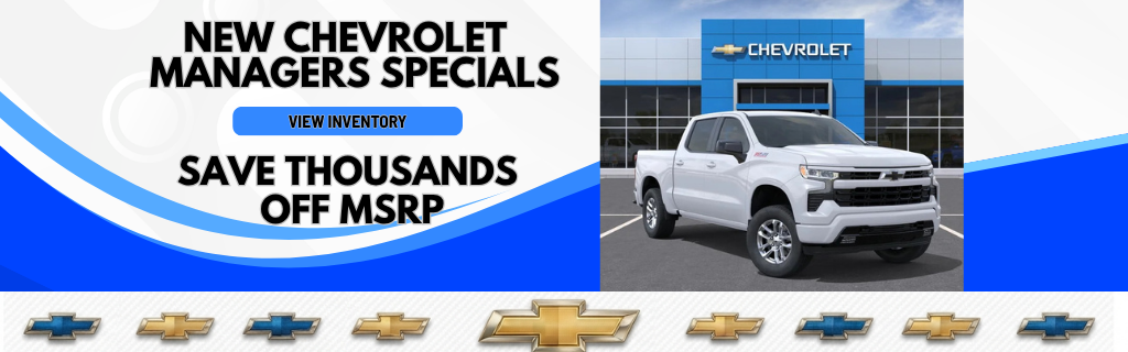 Manager's Special offers on New Chevy in Tully NY