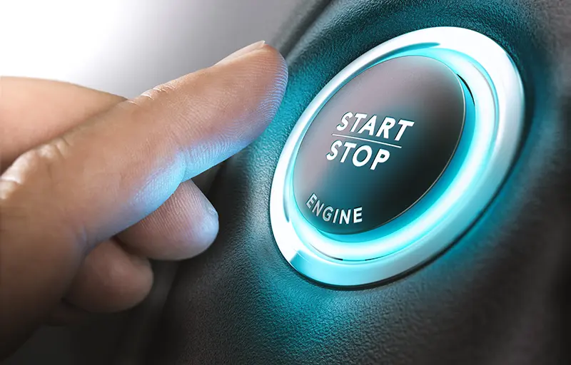 Smart engine start-stop switch
